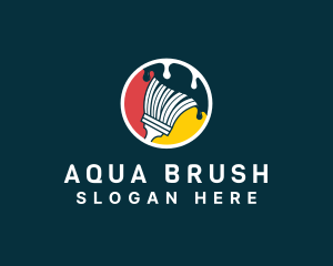 Paint Brush Renovation logo design