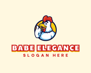 Chicken Food Restaurant logo design