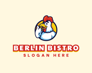 Chicken Food Restaurant logo design