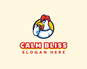 Chicken Food Restaurant logo design