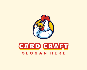 Chicken Food Restaurant logo design