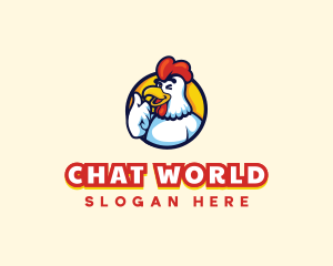 Chicken Food Restaurant logo design