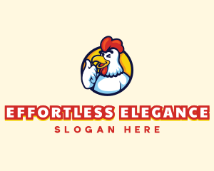 Chicken Food Restaurant logo design