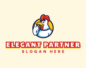 Chicken Food Restaurant logo design