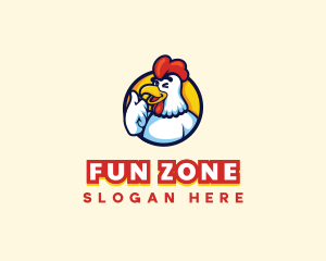 Chicken Food Restaurant logo design