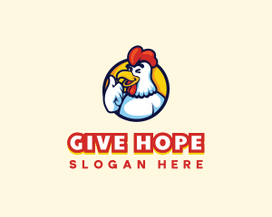 Chicken Food Restaurant logo design