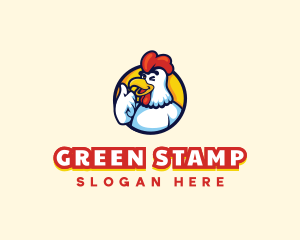 Chicken Food Restaurant logo design