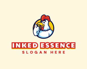 Chicken Food Restaurant logo design