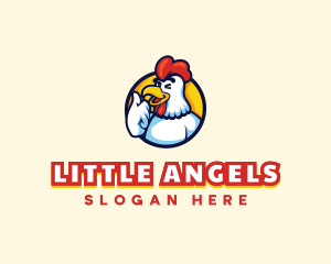 Chicken Food Restaurant logo design