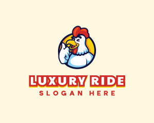 Chicken Food Restaurant logo design