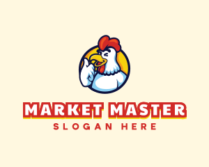 Chicken Food Restaurant logo design