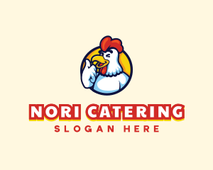 Chicken Food Restaurant logo design