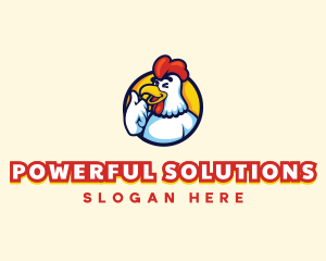 Chicken Food Restaurant logo design