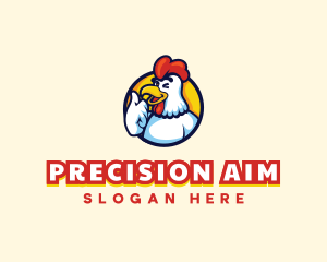 Chicken Food Restaurant logo design