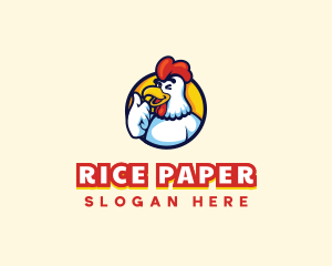 Chicken Food Restaurant logo design