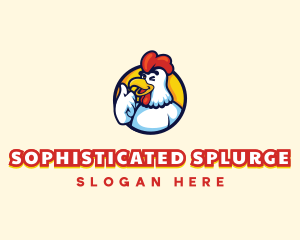 Chicken Food Restaurant logo design