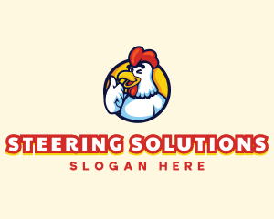 Chicken Food Restaurant logo design