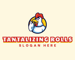 Chicken Food Restaurant logo design