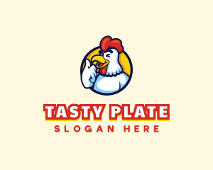 Chicken Food Restaurant logo design