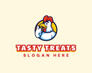 Chicken Food Restaurant logo design