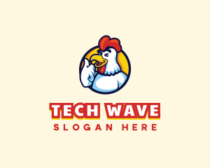 Chicken Food Restaurant logo design