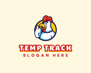 Chicken Food Restaurant logo design