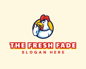 Chicken Food Restaurant logo design