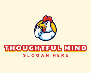 Chicken Food Restaurant logo design