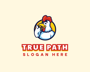 Chicken Food Restaurant logo design