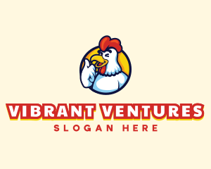 Chicken Food Restaurant logo design