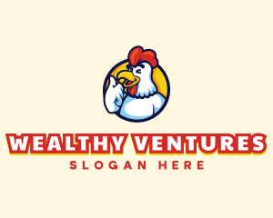 Chicken Food Restaurant logo design