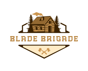 Cabin Woodworking Axe logo