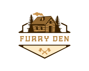 Cabin Woodworking Axe logo