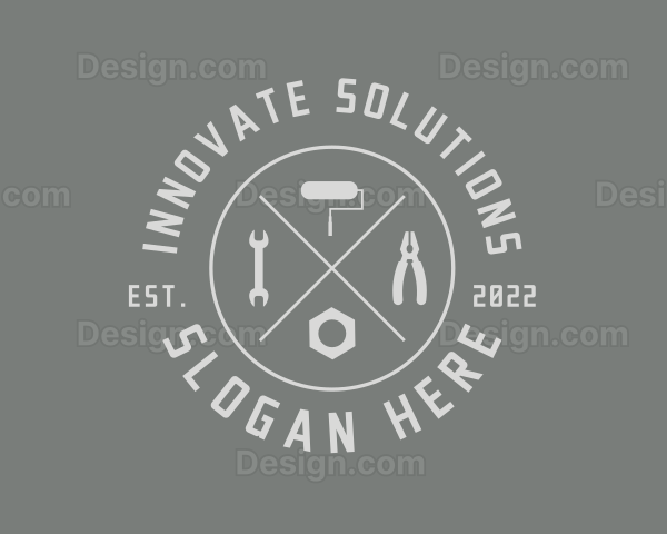 Hardware Construction Tools Logo