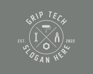 Hardware Construction Tools logo design