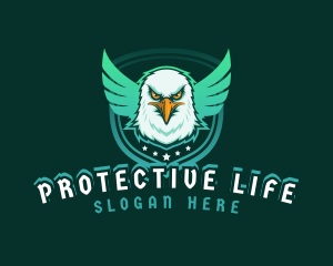 Eagle Wings Protection logo design