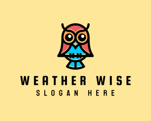 Cute Owl Aviary logo design