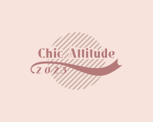 Feminine Chic Shop logo design
