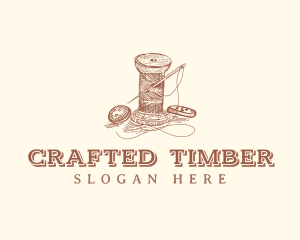 Needle Thread Dressmaker logo design