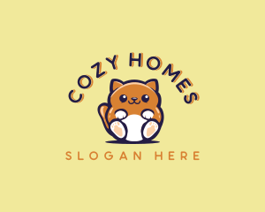 Fluffy Cat Pet logo