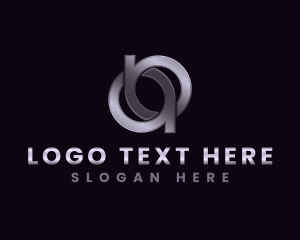 Creative Loop Letter AB logo