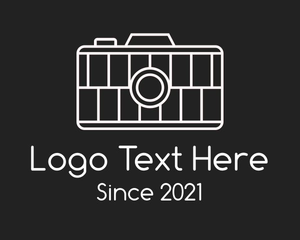 Camera Shutter logo example 4