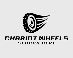 Speed Tire Motor Wheel logo design