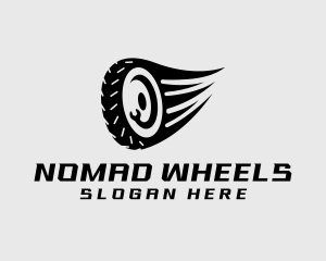 Speed Tire Motor Wheel logo design