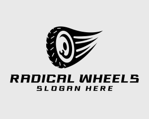 Speed Tire Motor Wheel logo design