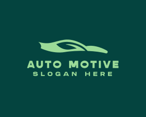 Eco Auto Vehicle logo design