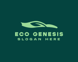 Eco Auto Vehicle logo design