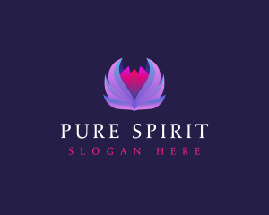 Lotus Flower Wellness logo design