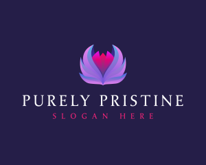 Lotus Flower Wellness logo design