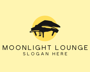 Grand Piano Musical logo design